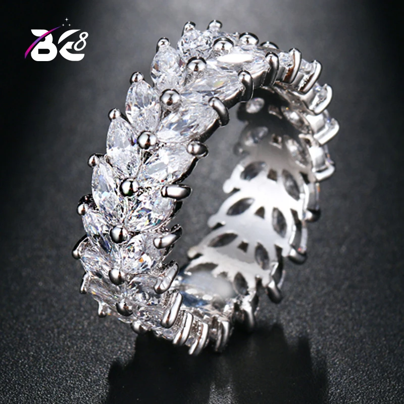 Be 8 Brand Unique Rings for Women, Leaf Shaped Shinning AAA+ Cubic Zircon Stone Jewelry Gift for Girl R082
Be 8 Brand Unique Rings for Women, Leaf Shaped Shinning AAA+ Cubic Zircon Stone Jewelry Gift for Girl R082