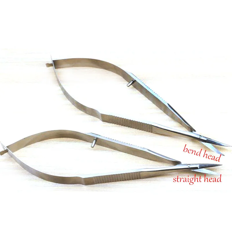 2pcs/set stainless steel Straight/bend head Ophthalmic Instruments 12.5 cm micro scissors, Microsurgical Corneal scissors
2pcs/set stainless steel Straight/bend head Ophthalmic Instruments 12.5 cm micro scissors, Microsurgical Corneal scissors