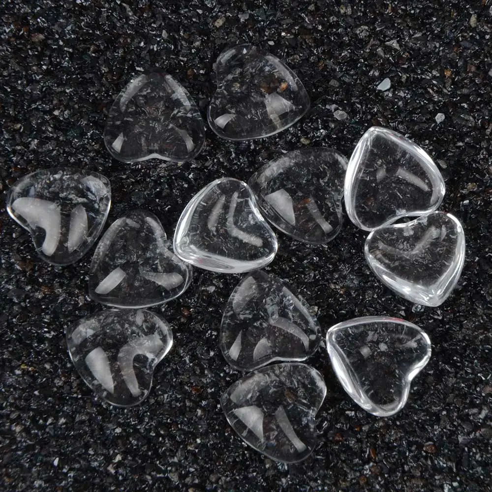 50pcs/lot 12mm Heart Flat Back Transparent Clear Glass Cabochon Jewelry Accessories For Fashion Jewelry Making
50pcs/lot 12mm Heart Flat Back Transparent Clear Glass Cabochon Jewelry Accessories For Fashion Jewelry Making