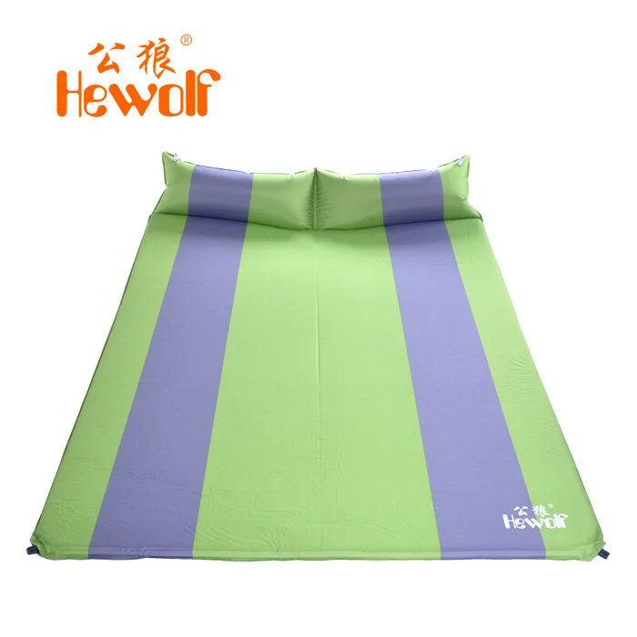 Hewolf high quality double person ultralight 3cm thick camping outdoor beach inflatable mat
Hewolf high quality double person ultralight 3cm thick camping outdoor beach inflatable mat