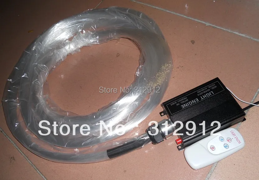 PS optical fiber kit;380fibers x 0.75mmx 5 meter long with Twinkle white 16W LED optical fiber engine
PS optical fiber kit;380fibers x 0.75mmx 5 meter long with Twinkle white 16W LED optical fiber engine