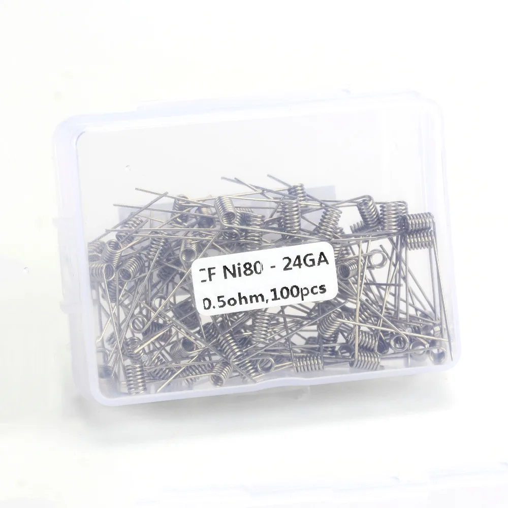 Coil Father Prebuilt NI80 SS316 500pcs/lot Heating Coil 22ga 24ga 26ga 28ga Alien Clapton Wire Vape RDA For Electronic Cigarette
Coil Father Prebuilt NI80 SS316 500pcs/lot Heating Coil 22ga 24ga 26ga 28ga Alien Clapton Wire Vape RDA For Electronic Cigarette