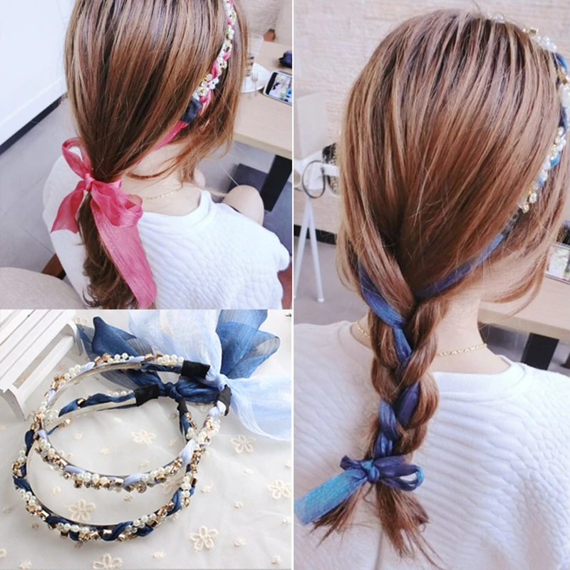New Fashion Knot weave pearl Turban Headband Fabric for Women Girls Hair Head Hoop Bands Accessories Hairband Scrunchy Headdress
New Fashion Knot weave pearl Turban Headband Fabric for Women Girls Hair Head Hoop Bands Accessories Hairband Scrunchy Headdress