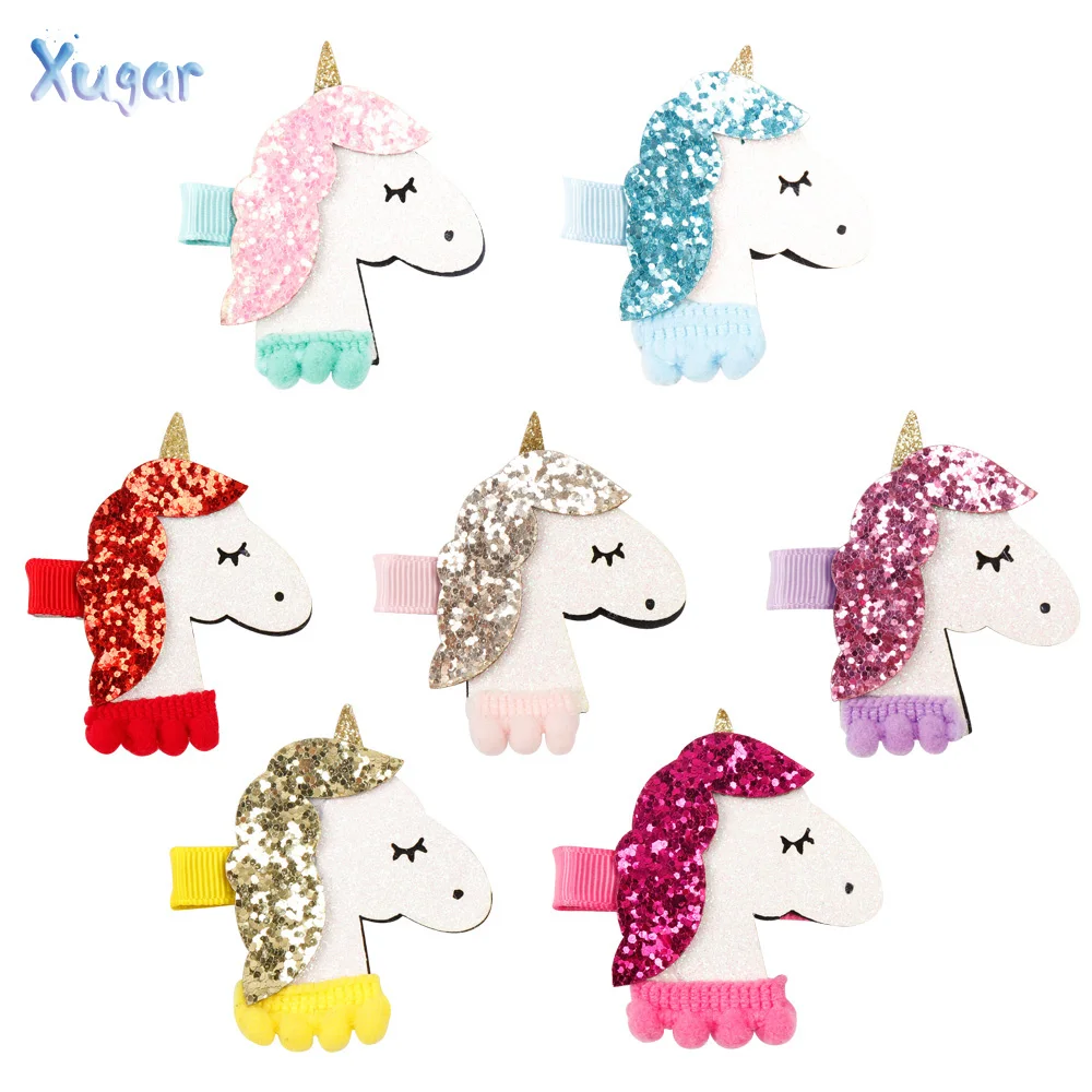 Xugar 2" Hair Accessories Hair Clips for Girls Glitter Rainbow Unicorn Kids Hair Barrettes DIY Patch Hair Bow BB Hairpins Korean
Xugar 2" Hair Accessories Hair Clips for Girls Glitter Rainbow Unicorn Kids Hair Barrettes DIY Patch Hair Bow BB Hairpins Korean