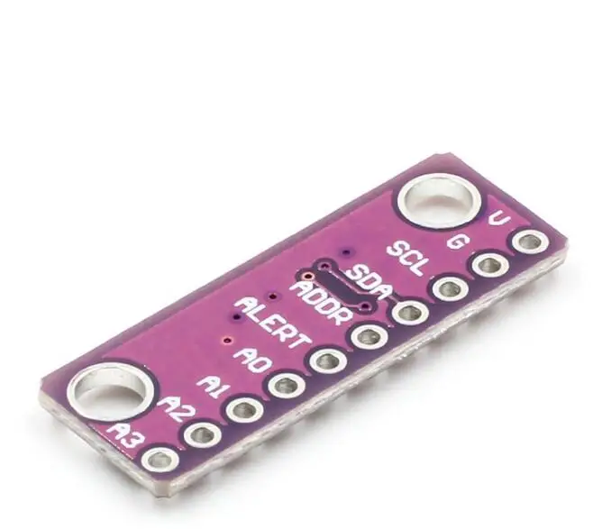 I2C ADS1115 16 Bit ADC 4 channel Module with Programmable Gain Amplifier 2.0V to 5.5V Connector
I2C ADS1115 16 Bit ADC 4 channel Module with Programmable Gain Amplifier 2.0V to 5.5V Connector