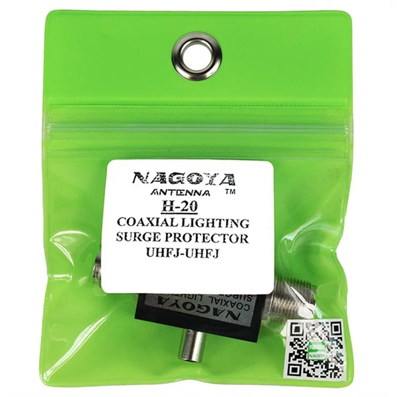 2pcs NEW NAGOYA H20 UHF/SO-239 Type 200W 50Ohm 3GHz Protector surge Arrester /Coaxial Lighting Surge Protector
2pcs NEW NAGOYA H20 UHF/SO-239 Type 200W 50Ohm 3GHz Protector surge Arrester /Coaxial Lighting Surge Protector