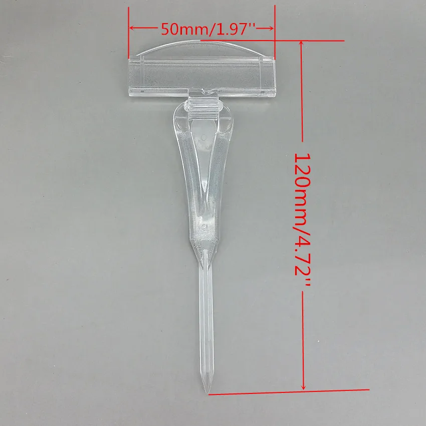 Популярная пластиковая ценовая этикетка знак карта дисплей зажим держатель