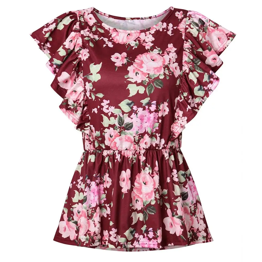 T Shirt Women Summer 2019 Casual Pleated Ruched Tunic Shirt For Women Print Ruffle Short Sleeve Irregular tshirt D190506
T Shirt Women Summer 2019 Casual Pleated Ruched Tunic Shirt For Women Print Ruffle Short Sleeve Irregular tshirt D190506