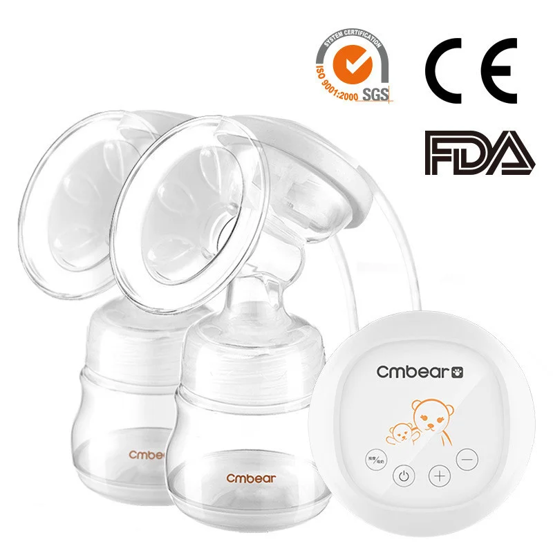 CMbear Brand Double Electric Breast Pump Portable 9Gears Suction Prowerful Massage Breast Pump BPA free For Baby Breast Feeding
CMbear Brand Double Electric Breast Pump Portable 9Gears Suction Prowerful Massage Breast Pump BPA free For Baby Breast Feeding