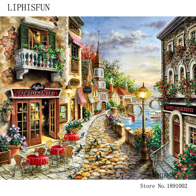 Craft Needlework Diy Handicrafts City Landscape Diamond Painting Street Painting Diamond Embroidery Square Drill ZS
Craft Needlework Diy Handicrafts City Landscape Diamond Painting Street Painting Diamond Embroidery Square Drill ZS
