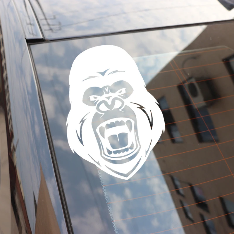 YJZT 11.6CM*16.2CM A Roaring Orangutan Face Pattern Decorate Car Sticker Car Trunk Vinyl Decal Black/Silver C4-1829
YJZT 11.6CM*16.2CM A Roaring Orangutan Face Pattern Decorate Car Sticker Car Trunk Vinyl Decal Black/Silver C4-1829