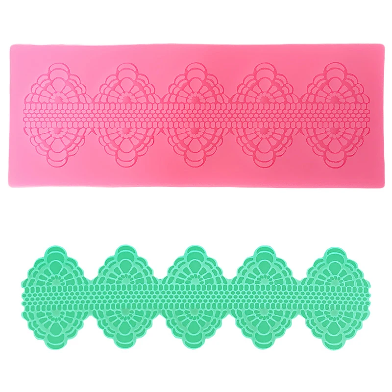 LYCFEP Lace Fondant Mold Silicone Lace Mold Silicone Cake Decorating Molds Silicone Form for Soap Baking Tools for Cake EP024940
LYCFEP Lace Fondant Mold Silicone Lace Mold Silicone Cake Decorating Molds Silicone Form for Soap Baking Tools for Cake EP024940