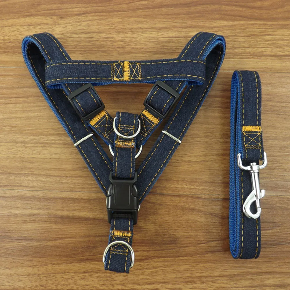 12pcs/lot Pet Dog Cat Collar Harness Leash Set Traction Rope Adjustable Jean Chest Strap Cowboy for Small Middle Dog
12pcs/lot Pet Dog Cat Collar Harness Leash Set Traction Rope Adjustable Jean Chest Strap Cowboy for Small Middle Dog
