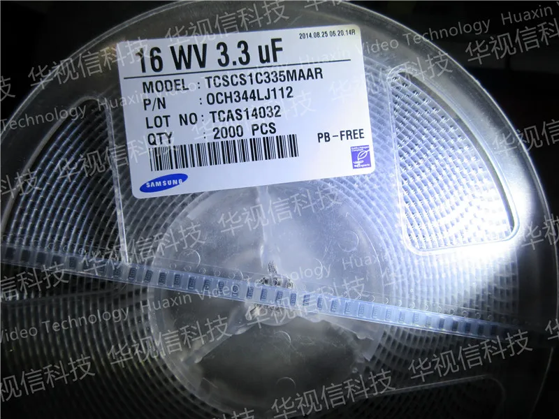 Танталовый конденсатор tcscs1c335isin A 16V 3 мкФ 335M 20% новый импортный чип | Лампы и