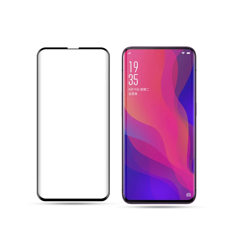3D закаленное стекло для OPPO Find X полное покрытие экрана Взрывозащищенная защитная
