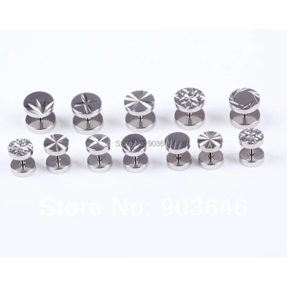 NEW 100pcs Free Shippment Body Jewelry- Stainless Steel Cheat Fake Plugs Fake Ear Plug Ear Studs/Earring Illusion Plug 8mm 10mm
NEW 100pcs Free Shippment Body Jewelry- Stainless Steel Cheat Fake Plugs Fake Ear Plug Ear Studs/Earring Illusion Plug 8mm 10mm