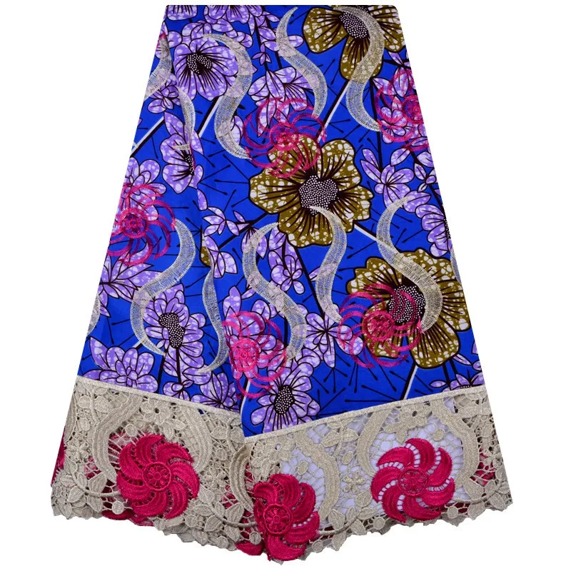 Latest 2019 African Wax Voile Lace Fabric 5Yards African Ankara Wax Embroidery Guipure Cord Lace Fabric For Nigerian Dress
Latest 2019 African Wax Voile Lace Fabric 5Yards African Ankara Wax Embroidery Guipure Cord Lace Fabric For Nigerian Dress