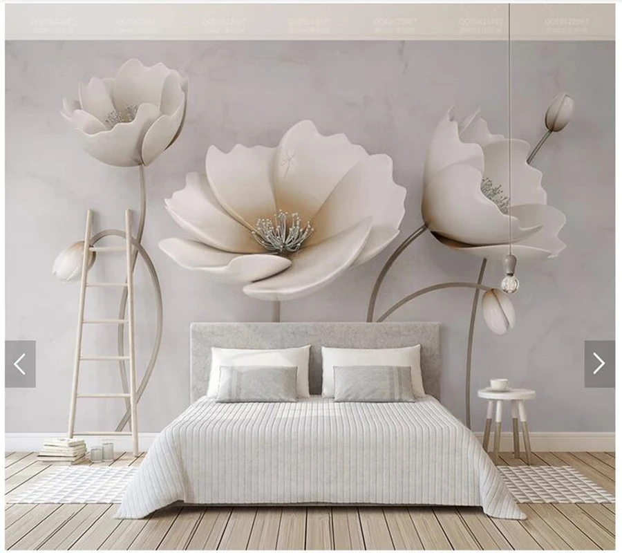 Custom floral wallpaper, elegant flowers marble texture murals for living room sofa TV bedroom background home decor wallpaper
Custom floral wallpaper, elegant flowers marble texture murals for living room sofa TV bedroom background home decor wallpaper