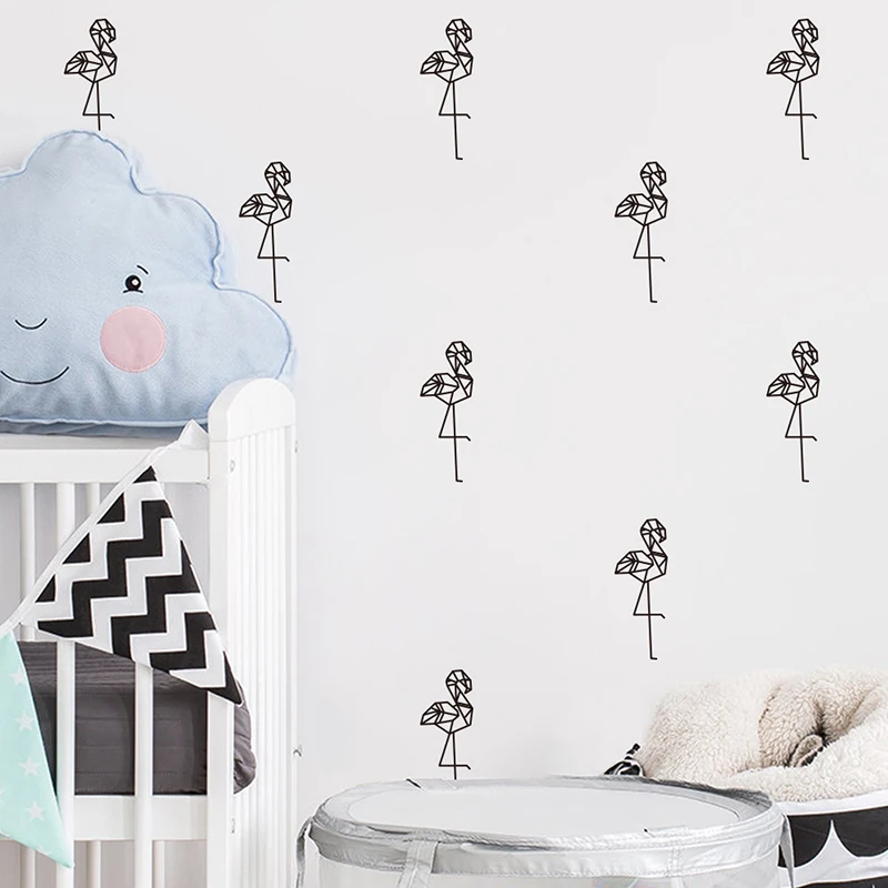 Creative home children's room wall with flamingo pattern television background transparent wall stickers A10-015
Creative home children's room wall with flamingo pattern television background transparent wall stickers A10-015