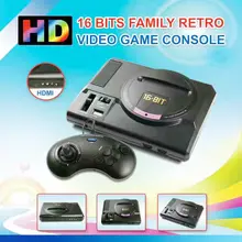 NEW HD Video Game Console 100  games High definition TV Out For SEGA MEGA Drive Simulator MD with wireless gamepad