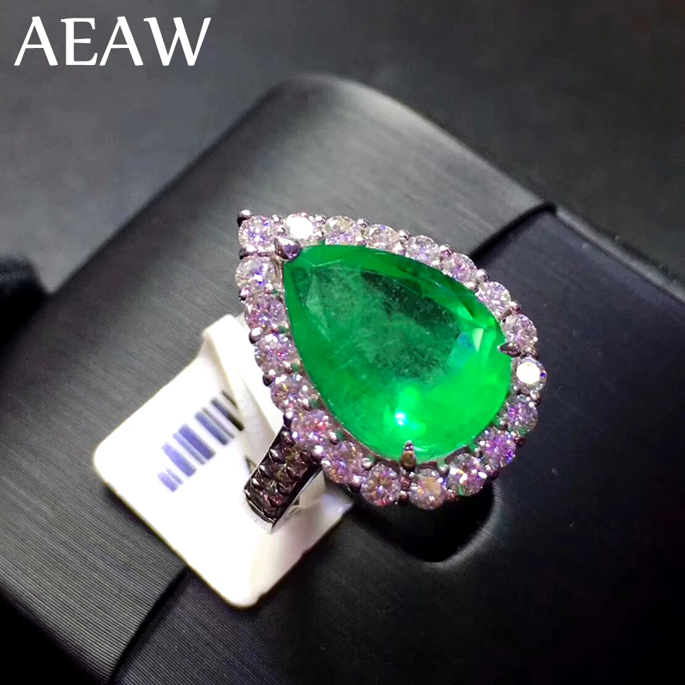 Кольцо AEAW с муассанитом и бриллиантом, ювелирное изделие из твердого белого золота 14 к с молочным выращенным колумбийским изумрудом 4 карата, CCE
Кольцо AEAW с муассанитом и бриллиантом, ювелирное изделие из твердого белого золота 14 к с молочным выращенным колумбийским изумрудом 4 карата, CCE