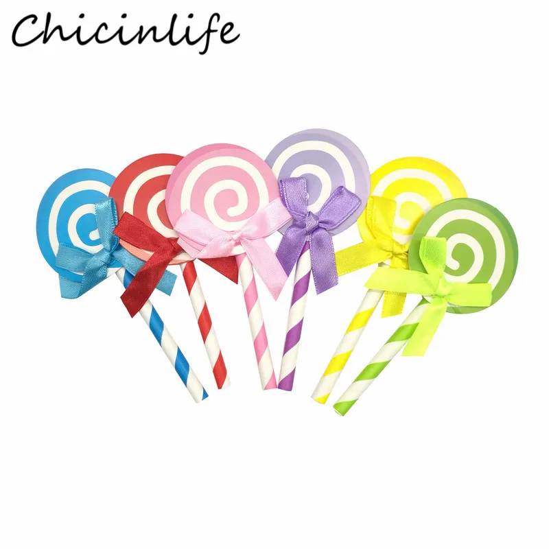 Chicinlife 6 шт леденец кекс топперы для дня рождения Декор детского душа Аксессуары
