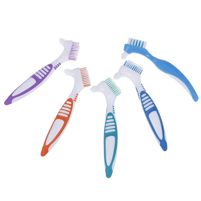 Denture Cleaning Brush Multi-Layered Bristles Rubber Handle False Teeth Brush Oral Care Tool Bristles & Ergonomic
Denture Cleaning Brush Multi-Layered Bristles Rubber Handle False Teeth Brush Oral Care Tool Bristles & Ergonomic