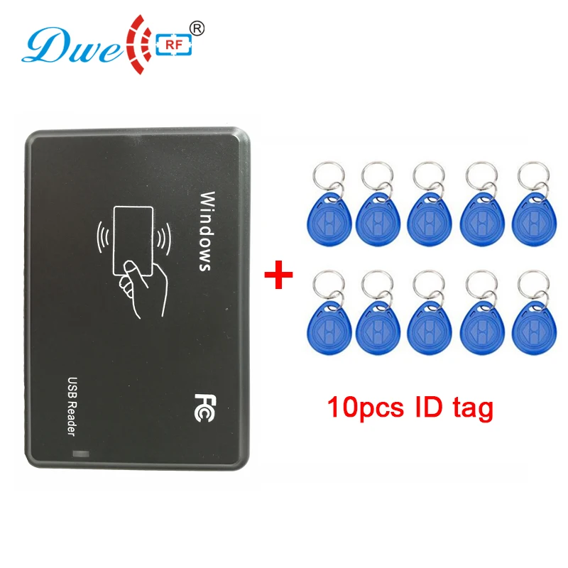

DWE CC RF access control system card readers 13.56mhz/125khz EMID ID card reader with USB port