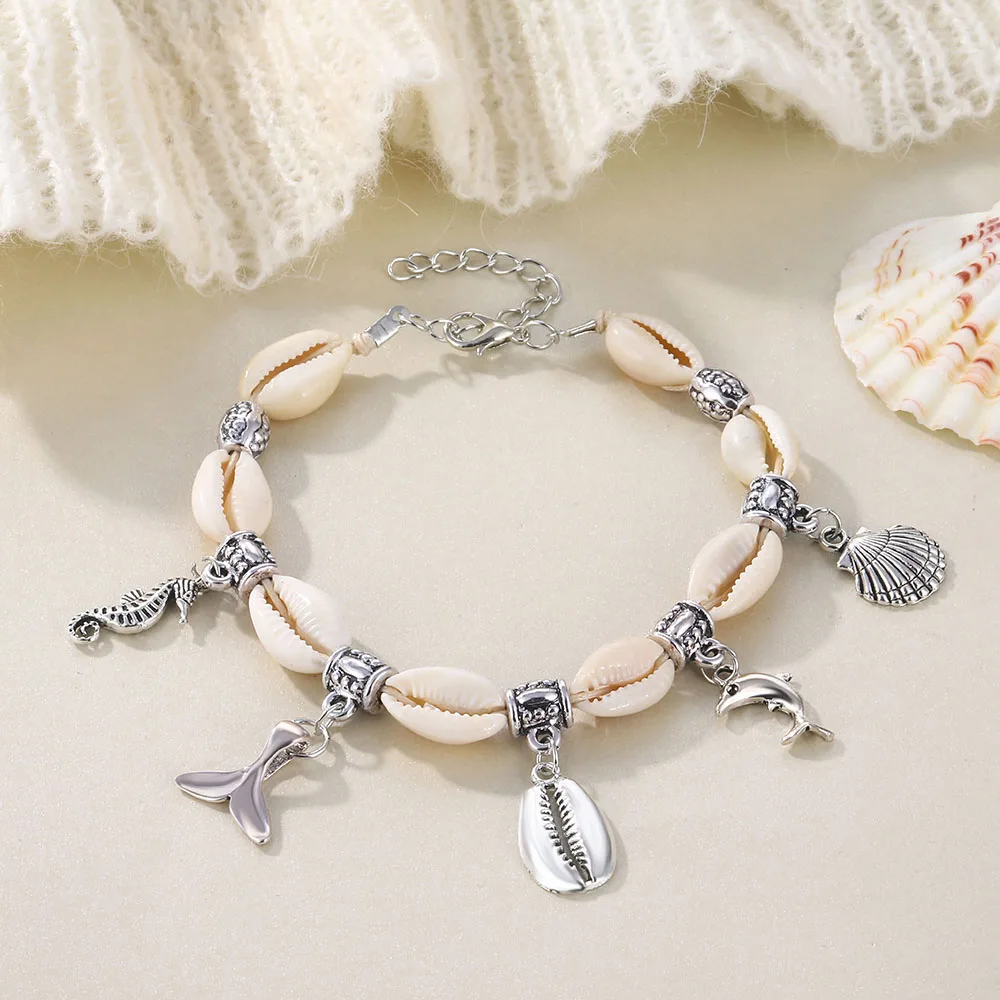 Женские богемные браслеты FAMSHIN летние пляжные с камнями ювелирные изделия 2019 |