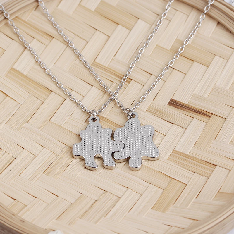Ожерелье BFF с эмалью ожерелье подвеской Best Friends forever для двух девушек черное