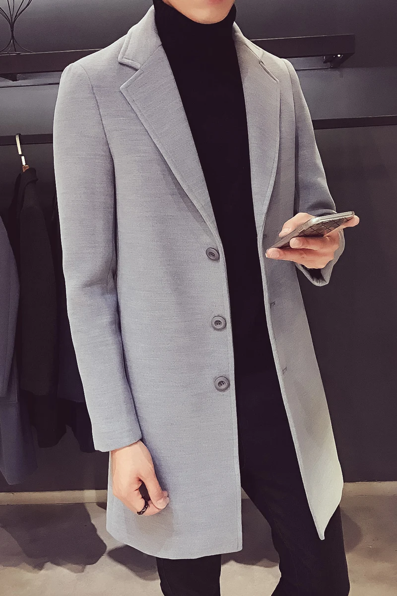 2021 Spring Fashion Men Casual Trench Mens Business Long Coat Mens Leisure Overcoat Male Punk Style Blends Dust Jackets
2021 Spring Fashion Men Casual Trench Mens Business Long Coat Mens Leisure Overcoat Male Punk Style Blends Dust Jackets