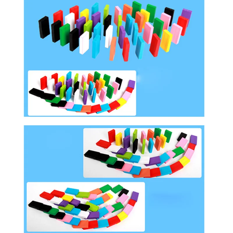 Wooden toys early childhood educational toys wooden domino 120 large adult adult 10 color Classic Toys 
Wooden toys early childhood educational toys wooden domino 120 large adult adult 10 color Classic Toys