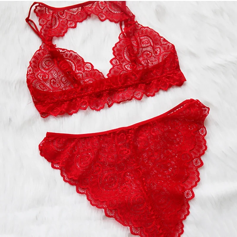 Sexy Womens Lingerie Set Push Up 3/4 Cup Bralette Hollowed Out Lace Bra Set Women Plus Size 3XL Underwear Femme H8
Sexy Womens Lingerie Set Push Up 3/4 Cup Bralette Hollowed Out Lace Bra Set Women Plus Size 3XL Underwear Femme H8