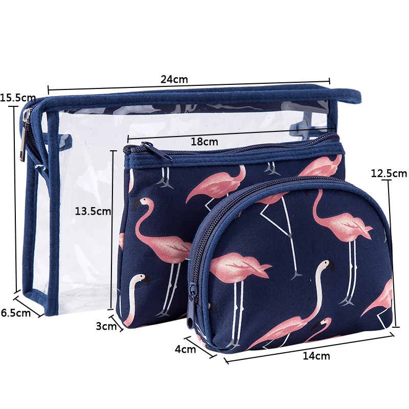 Flamingos Cosmetics Cosmetic Bag Women Travel Makeup Case Waterproof transparent PVC makeup bag Organizer beauty case
Flamingos Cosmetics Cosmetic Bag Women Travel Makeup Case Waterproof transparent PVC makeup bag Organizer beauty case