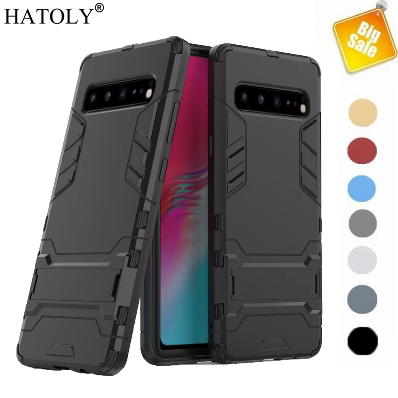 For Samsung Galaxy S10 5G Case For Samsung S10 5G Cover Rubber Shell Shockproof Dual Layer Armor Stand Bumper Phone Case S10 5G
For Samsung Galaxy S10 5G Case For Samsung S10 5G Cover Rubber Shell Shockproof Dual Layer Armor Stand Bumper Phone Case S10 5G