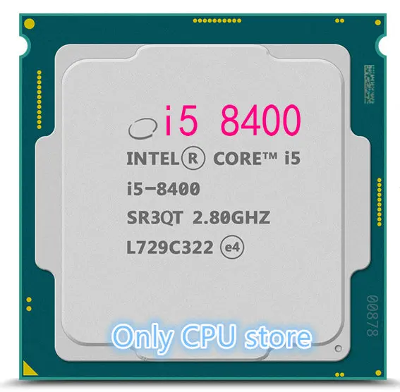 Процессор Intel i5 8400 6 ядерный 2 8 ГГц 65 Вт Разъем LGA 1151 десктопный процессор