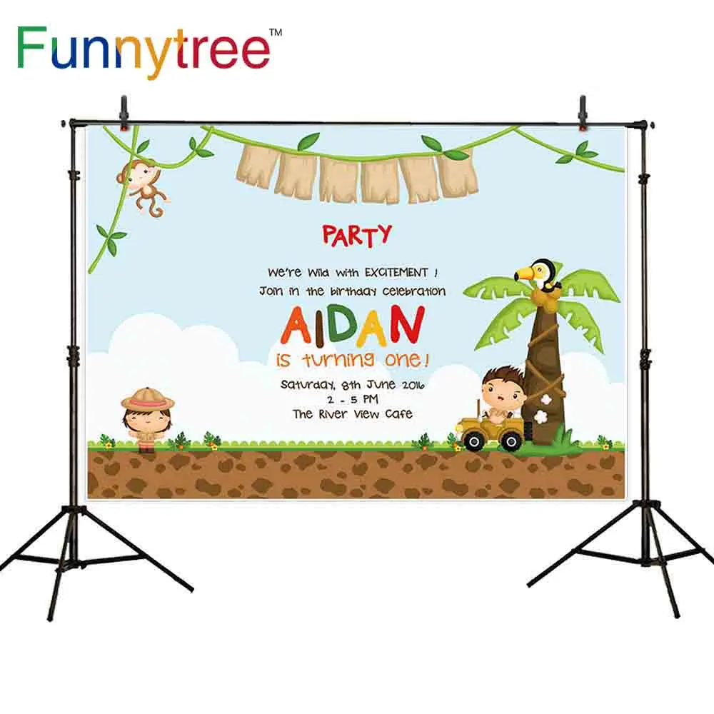 Фотофон Funnytree для фотосъемки с изображением голубого неба автомобиля обезьяны кокосового дерева на заказ с текстовым принтом для детской в...
Фотофон Funnytree для фотосъемки с изображением голубого неба автомобиля обезьяны кокосового дерева на заказ с текстовым принтом для детской в...