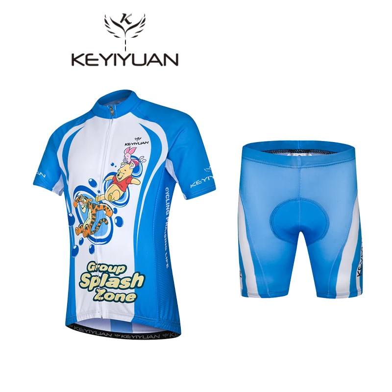 KEYIYUAN 2017 New Kids Cycling Jersey Summer Children Bike Clothing Set Cute Blue Printed Bicycle Jersey Kit Children Jersey
KEYIYUAN 2017 New Kids Cycling Jersey Summer Children Bike Clothing Set Cute Blue Printed Bicycle Jersey Kit Children Jersey