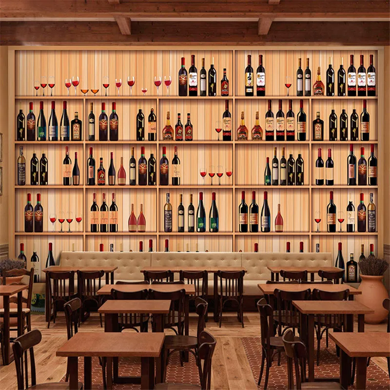 Custom photo wallpaper Western restaurant bar cafe snack wallpaper 3d wallpaper large wine rack mural papel de parede
Custom photo wallpaper Western restaurant bar cafe snack wallpaper 3d wallpaper large wine rack mural papel de parede