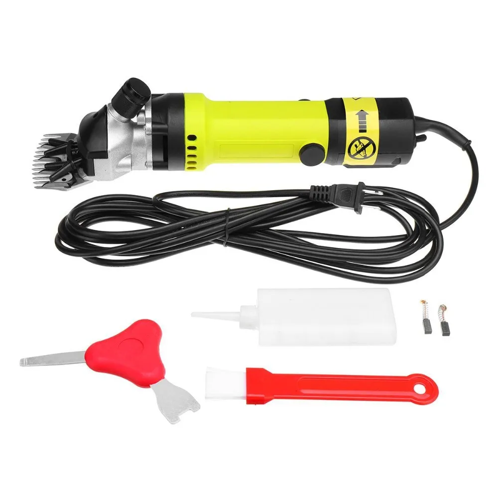 850W Electric Sheep Clipper Dog Hair Clipper Animal Shearing Supplies Goat Alpaca Hair Cut Machine w/Box Adjustable Speed EU AU
850W Electric Sheep Clipper Dog Hair Clipper Animal Shearing Supplies Goat Alpaca Hair Cut Machine w/Box Adjustable Speed EU AU