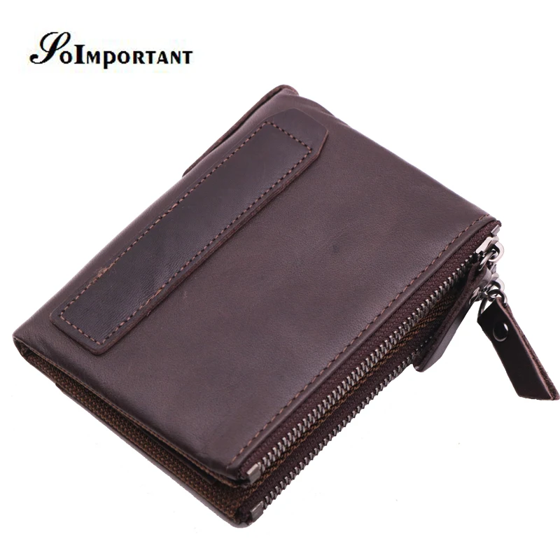Vintage Genuine Leather Men Wallets Mini Small Zipper Men Walet Portomonee Male Short Coin Purse Luxury Brand Perse Carteira
Vintage Genuine Leather Men Wallets Mini Small Zipper Men Walet Portomonee Male Short Coin Purse Luxury Brand Perse Carteira