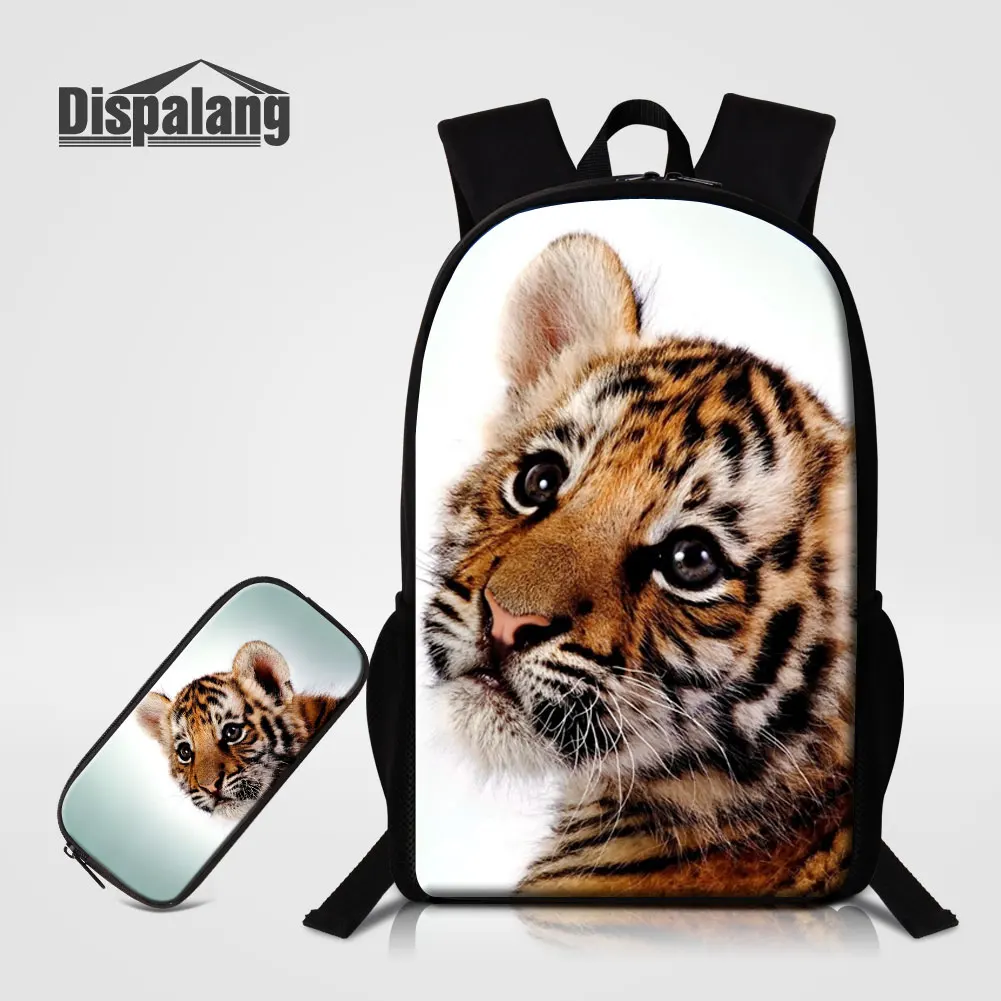 Dispalang 16'' Children's Backpack Pencil Case 2 PCS Set Tiger Animal Print School Bags For Student Boy Portable Travel Knapsack
Dispalang 16'' Children's Backpack Pencil Case 2 PCS Set Tiger Animal Print School Bags For Student Boy Portable Travel Knapsack