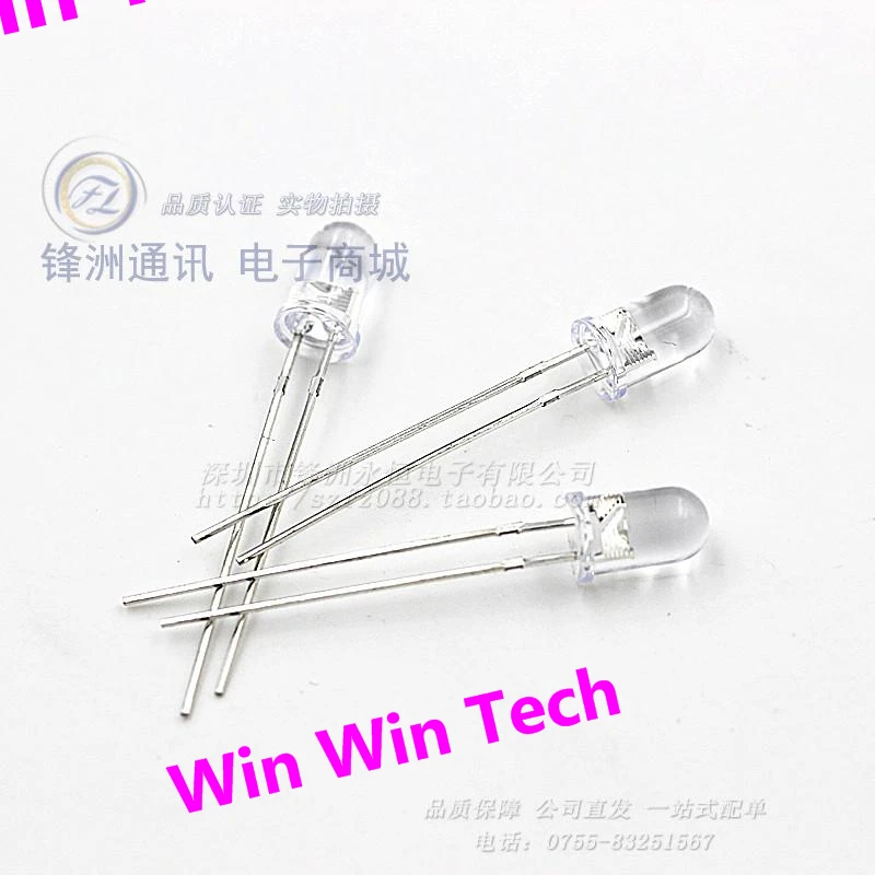 500PCS White single 5mm emitting diode F5 round LED type 940nm infrared emission tube
500PCS White single 5mm emitting diode F5 round LED type 940nm infrared emission tube