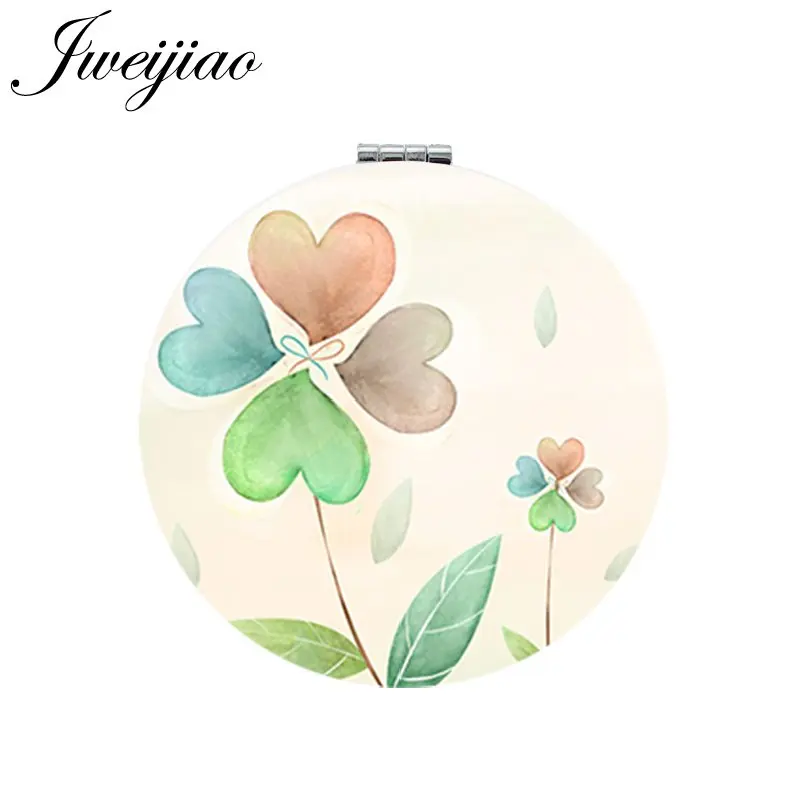 JWEIJIAO Round Folding PU leahter espejo 2019 Lucky Clover photo Beauty Health charm pocket mirror for girls KC227
JWEIJIAO Round Folding PU leahter espejo 2019 Lucky Clover photo Beauty Health charm pocket mirror for girls KC227