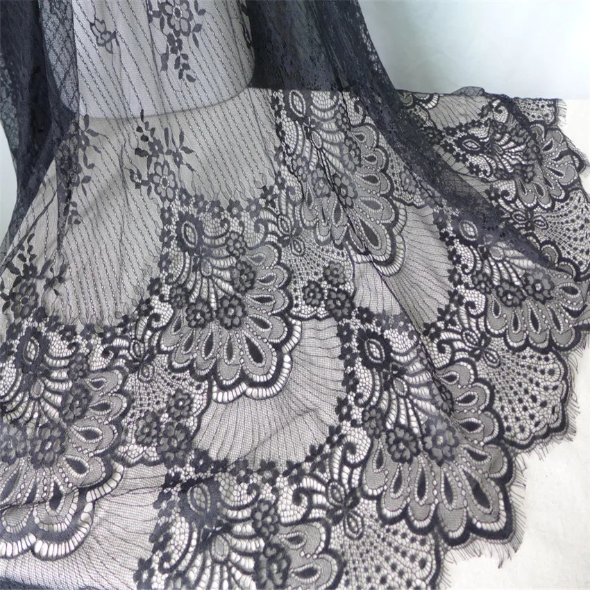 Black/Ivory Retro Style Chantilly Lace Fabric Eyelash Lace For Sewing Craft Costume Design Lingerie Home Decor
Black/Ivory Retro Style Chantilly Lace Fabric Eyelash Lace For Sewing Craft Costume Design Lingerie Home Decor