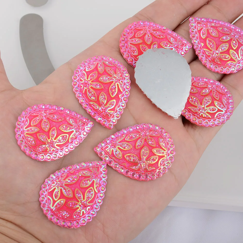 BOLIAO DIY 4Pcs 30*40mm ( 1.18in*1.57in ) Darp Shape AB Color Hot Pink Rhinestone Flatback No Hole Clothes/Wedding Decoration
BOLIAO DIY 4Pcs 30*40mm ( 1.18in*1.57in ) Darp Shape AB Color Hot Pink Rhinestone Flatback No Hole Clothes/Wedding Decoration