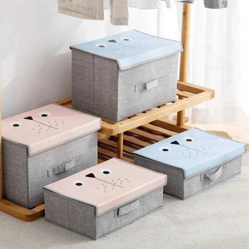 Home cartoon wardrobe bin household toy boxes cloth folding box clothing store content box
Home cartoon wardrobe bin household toy boxes cloth folding box clothing store content box
