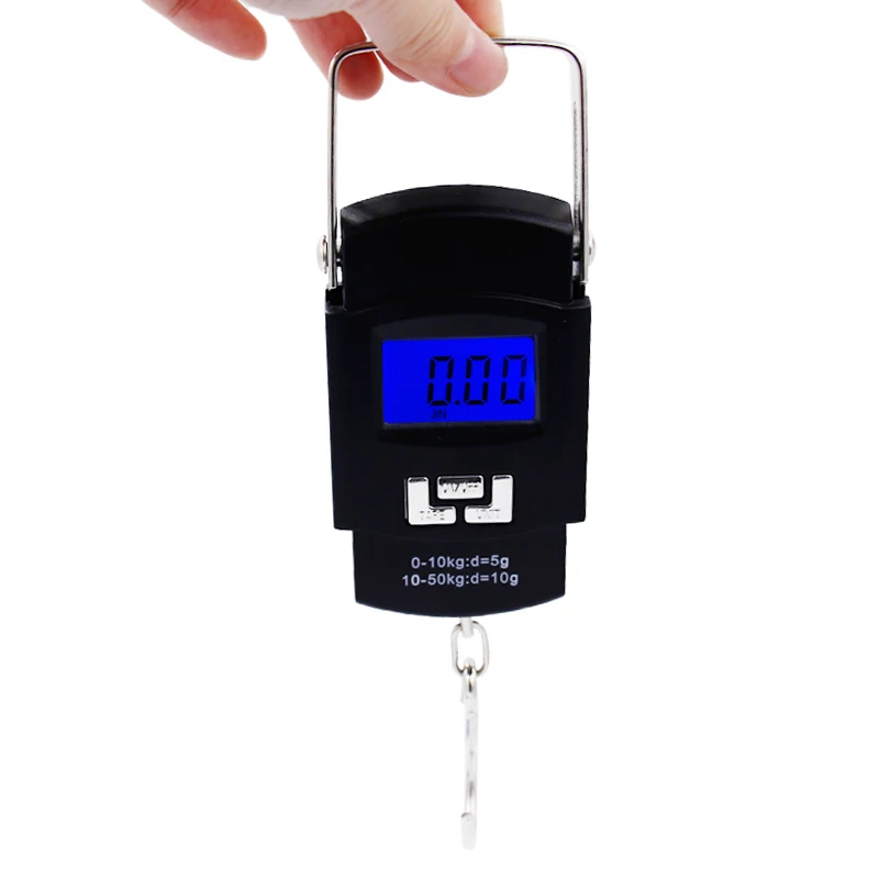 1pcs 10g -50kg digital scale/portable luggage scale with blue backlight hanging scales Fishing Scale wholesale!
1pcs 10g -50kg digital scale/portable luggage scale with blue backlight hanging scales Fishing Scale wholesale!