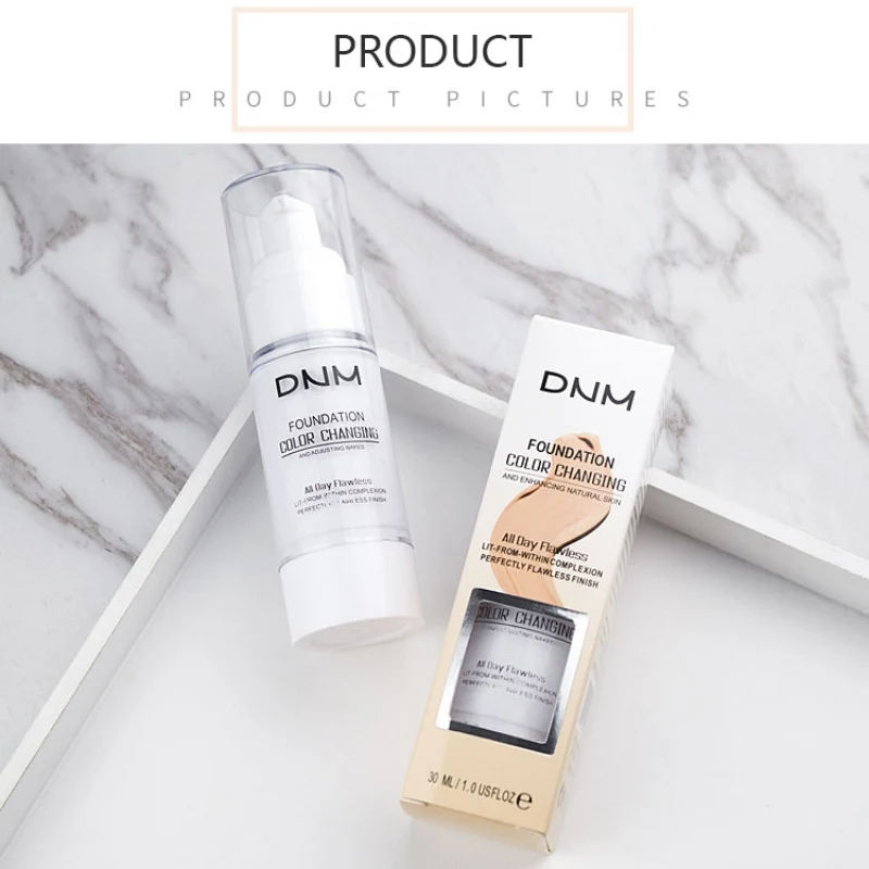 Color Changing Foundation Moisturizing Cover Blemishes Even Skin Color Portable Liquid Foundation
Color Changing Foundation Moisturizing Cover Blemishes Even Skin Color Portable Liquid Foundation