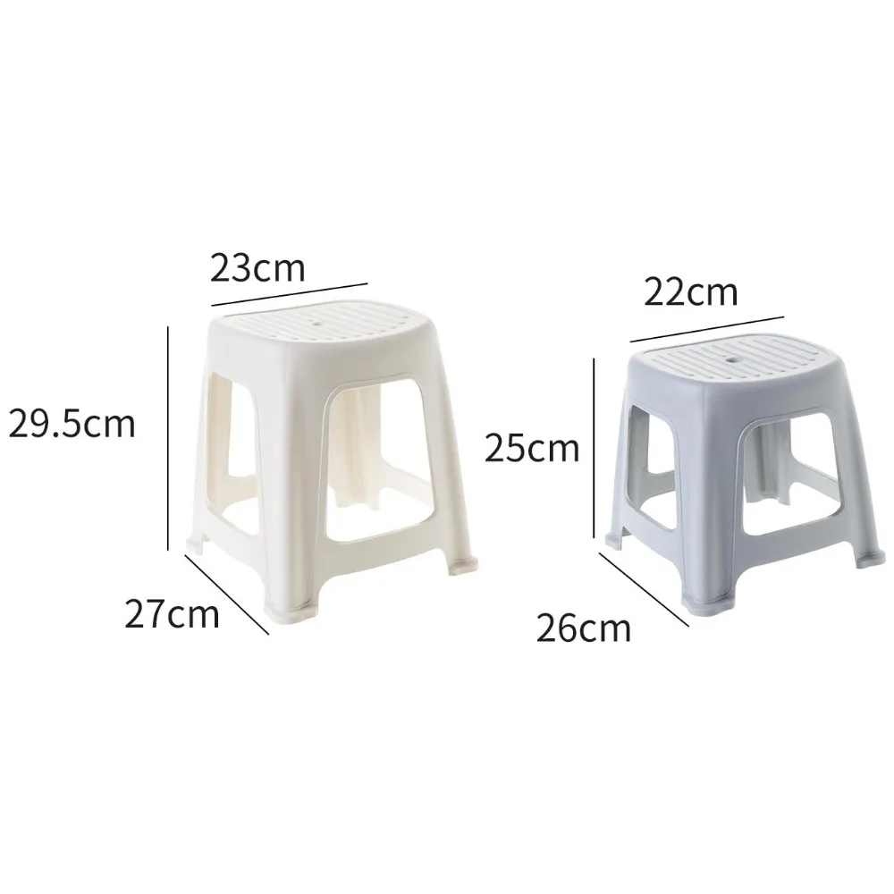 OTHERHOUSE Ottoman Thicken Plastic Stools Living Room Non-slip Bath Bench Kids Stool Changing Shoes Stool Children Minimalism
OTHERHOUSE Ottoman Thicken Plastic Stools Living Room Non-slip Bath Bench Kids Stool Changing Shoes Stool Children Minimalism